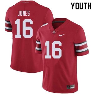 Youth Ohio State Buckeyes #16 Keandre Jones Red Nike NCAA College Football Jersey Stability LKE2844SQ